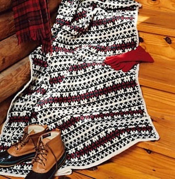 Ski Lodge Afghan
