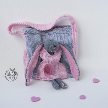 Bunny Peony and a handbag