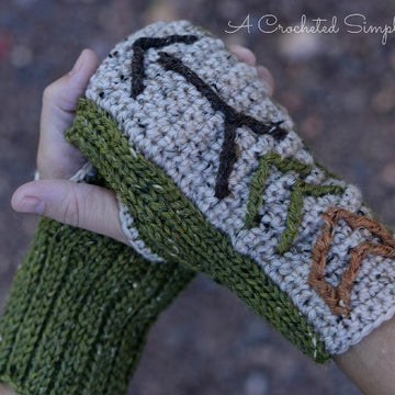 "Boho Chic" Arrow Fingerless Gloves