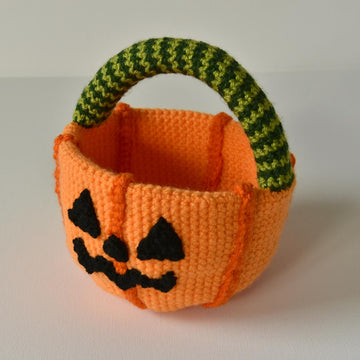 Jack o'Lantern Trick or Treat Candy Basket
