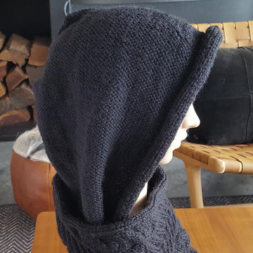 Rachael - 12ply hooded cowl