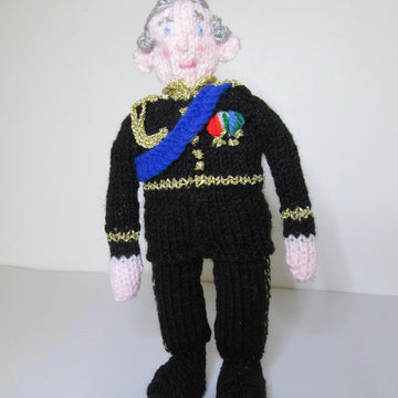 King Charles III Doll Robe Crown Royal Coronation