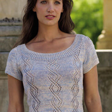 3/4 and Short Sleeved Tops in Sirdar Toscana DK - 7977 - Downloadable PDF