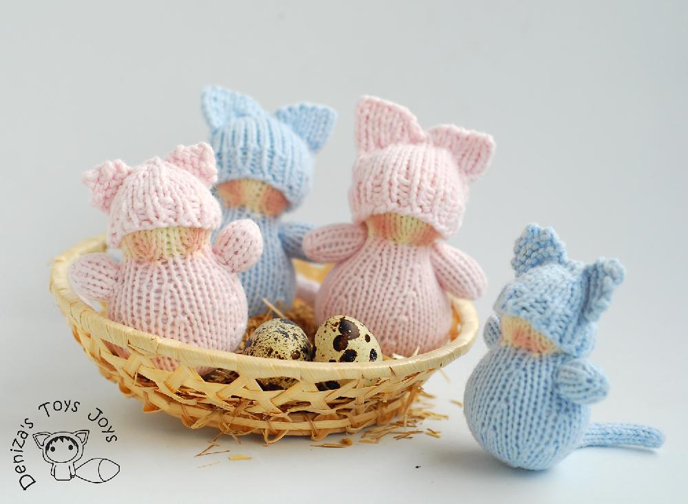 Waldorf Easter Cat Babies