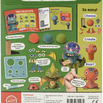 Klutz Jr. My Dino Finger Puppets - 585711