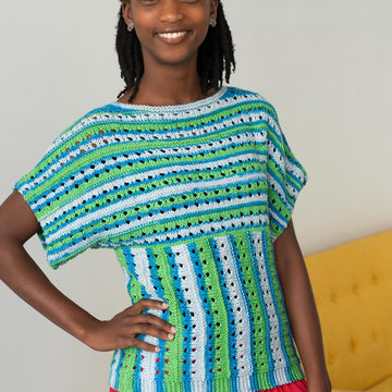 Banding Striped Tee