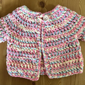 Chunky Chenille Teddy Bear Baby Set