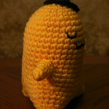 Classic Cheese-kun Amigurumi Emotional Support Cheese Blob