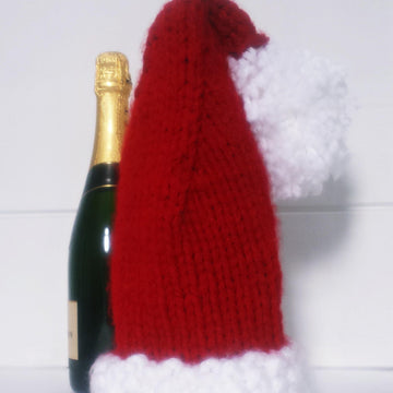 Santa Hat, Super chunky, quick knit for all the family, baby to adult