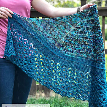 Peacock Feather Shawl