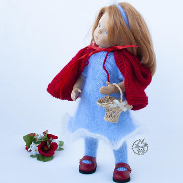 Outfit Red and blue for 13" dolls