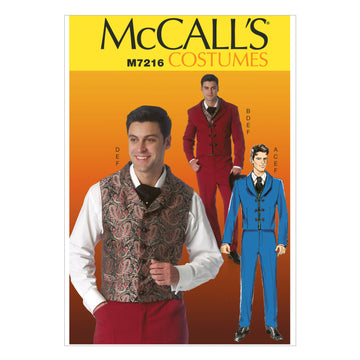 McCall's Men's Costumes M7216 - Sewing Pattern
