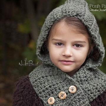 Easy Hooded Scarf Crochet Pattern 113