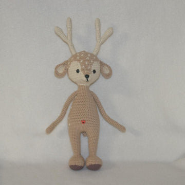 Bambi deer amigurumi doll