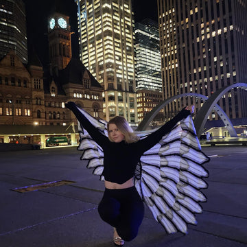 Night Angel Wings - Crochet Shawl