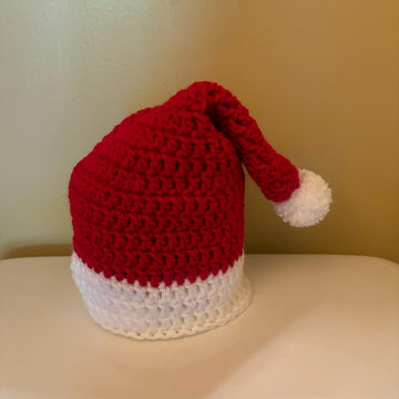 Crochet Santa Hat Toilet Paper Cover