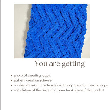 Wave Line Blanket Pattern