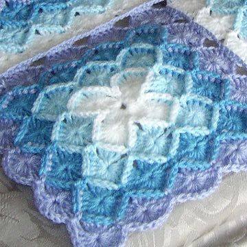 Hungarian Crocheted Squares Rug