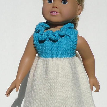 California Collection - Darling Dresses, Knitting Patterns fit American Girl and other 18-Inch Dolls