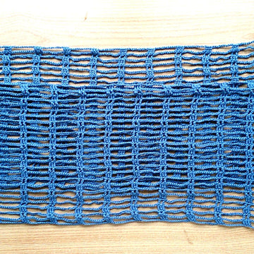 Jeans blue lace scarf