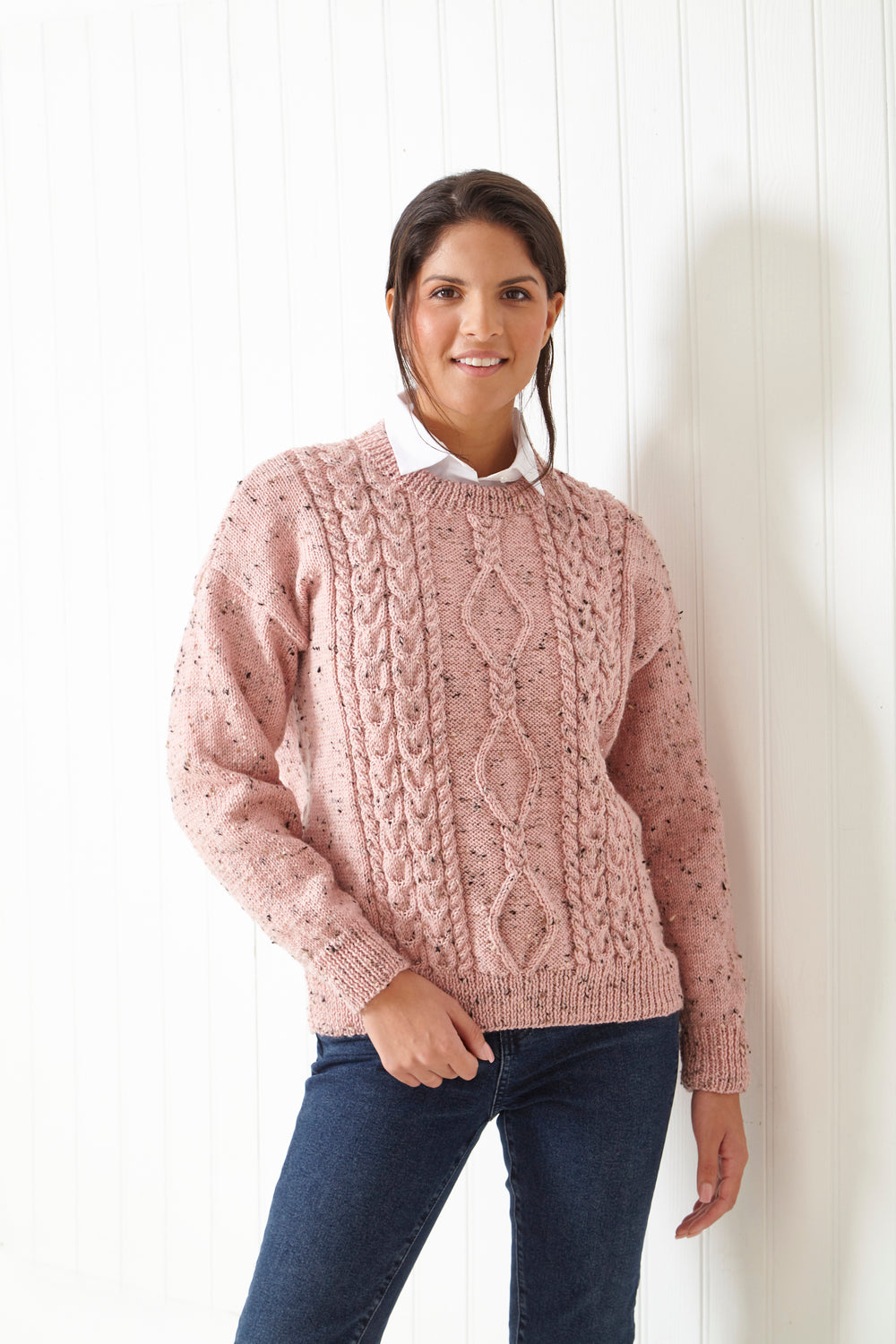 Slipover and Sweater in King Cole Merino Blend DK - 6035 - Downloadable PDF