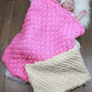 Butterfly Cable Blankets Knitting Pattern #316