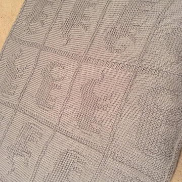 Elephant Patch Blanket, Knitting Pattern