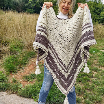 Nova Hooded Triangle Shawl