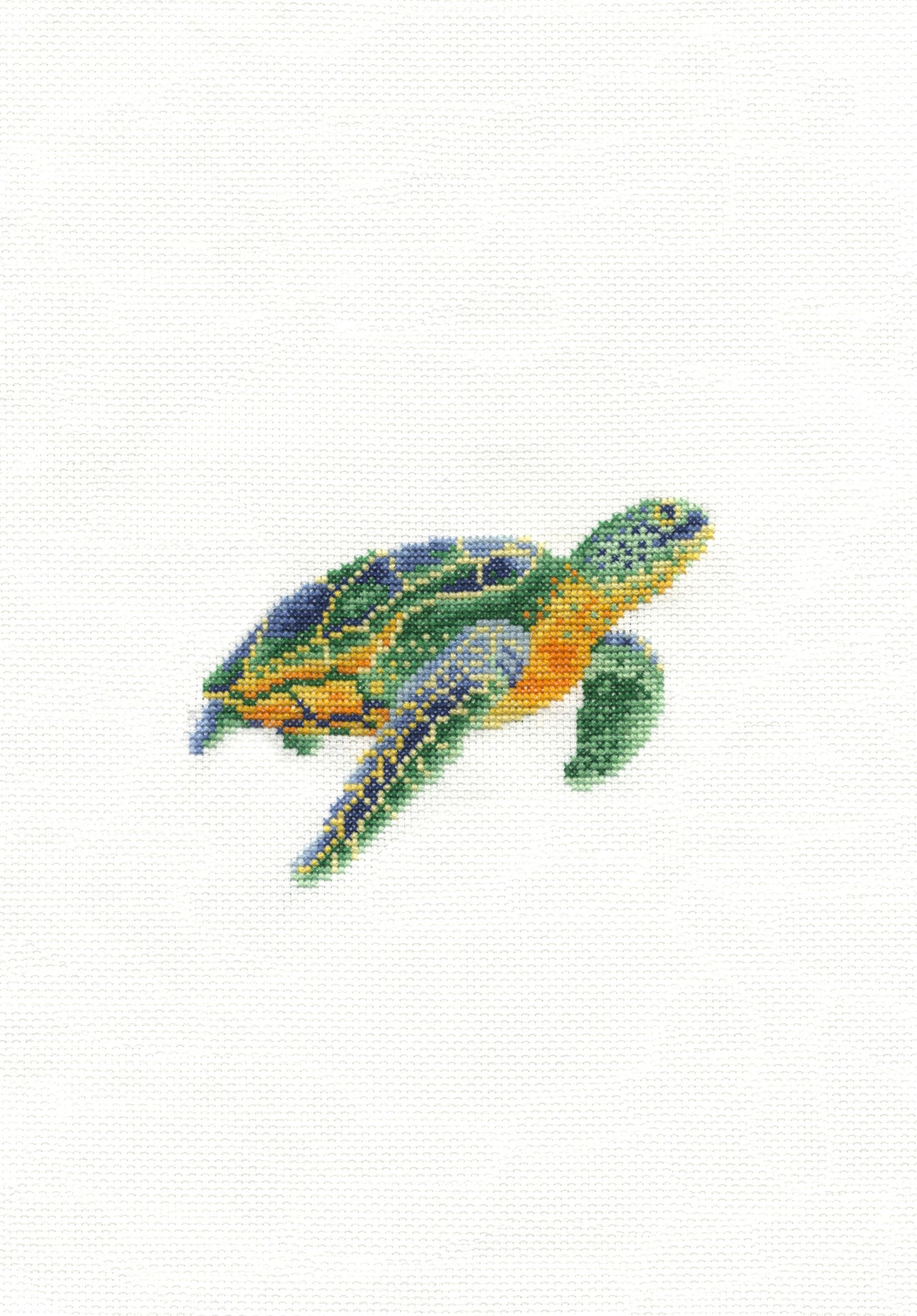 DMC Tranquil Turtle Cross Stitch Kit (with 7in hoop) - 7in