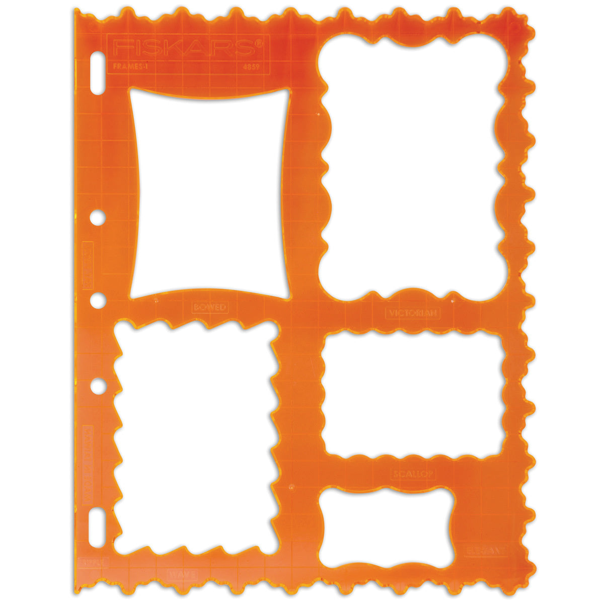 Fiskars Shape Template 8.5"X11" - Frames