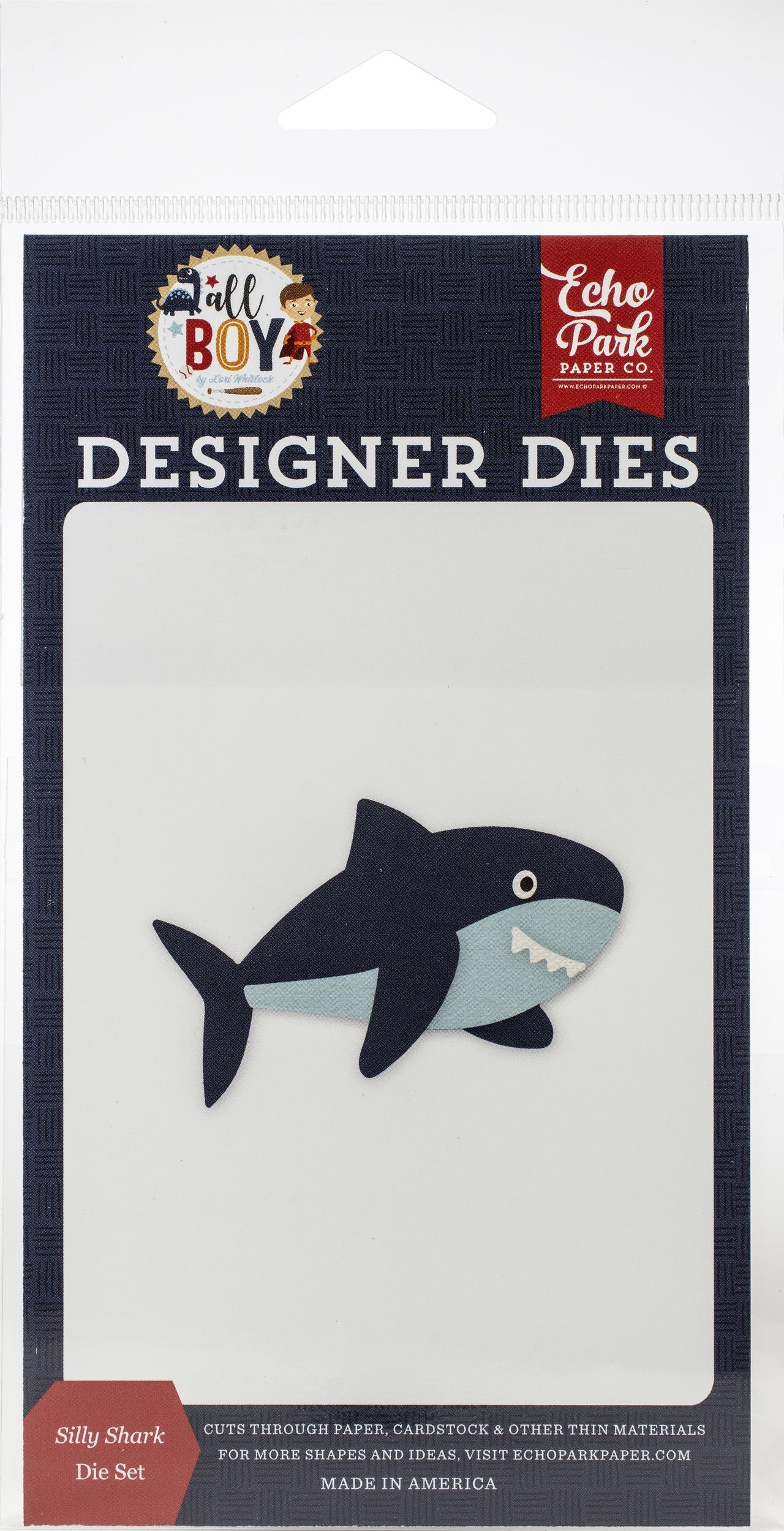 Echo Park Paper Echo Park Dies - Silly Shark, All Boy