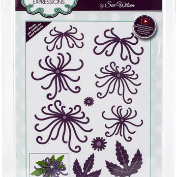 Creative Expressions Craft Dies By Sue Wilson - Finishing Touches-Pom Pom Mums