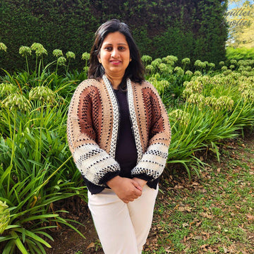 Maya Hexagon Cardigan CAL