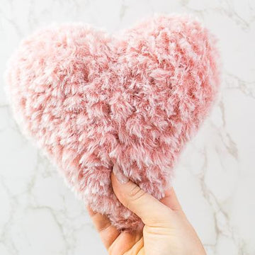 Faux Fur Heart