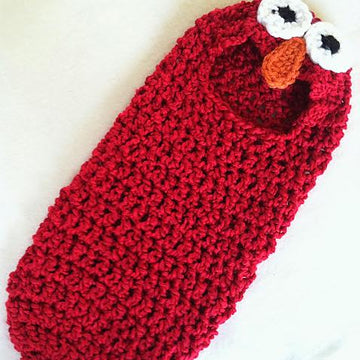 Elmo Newborn Hooded Cocoon
