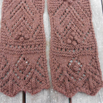 Chocolate Lace Scarf