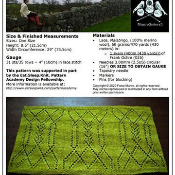 A Knot in Time Cowl