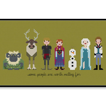 Frozen - PDF Cross Stitch Pattern