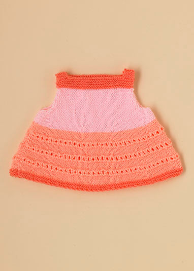 "Tropical Swing Tank" - Top Knitting Pattern in Paintbox Yarns Simply DK - DK-Baby-002