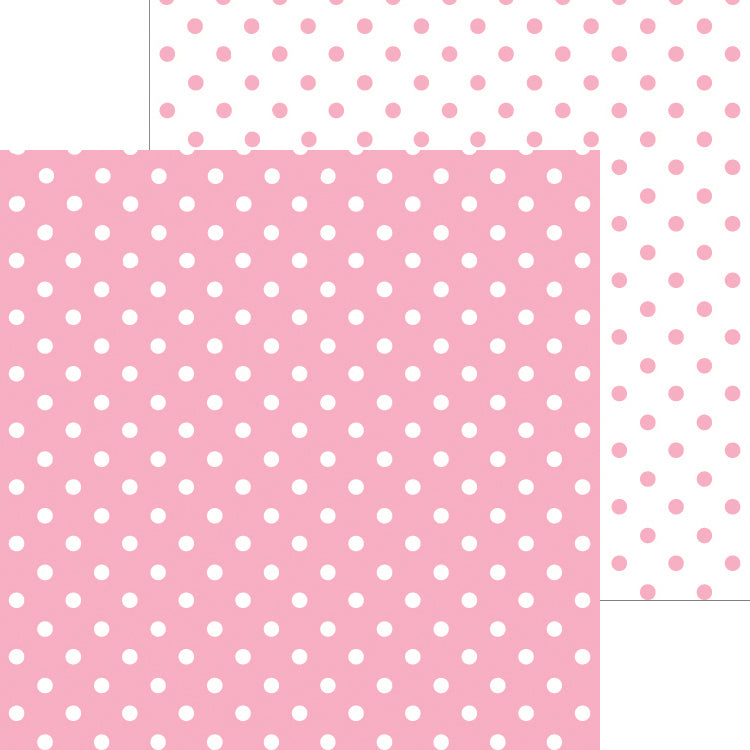 Doodlebug Petite Swiss Dot Cardstock 12"X12" 25/Pkg - Cupcake