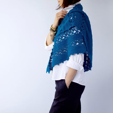 Florence triangular shawl