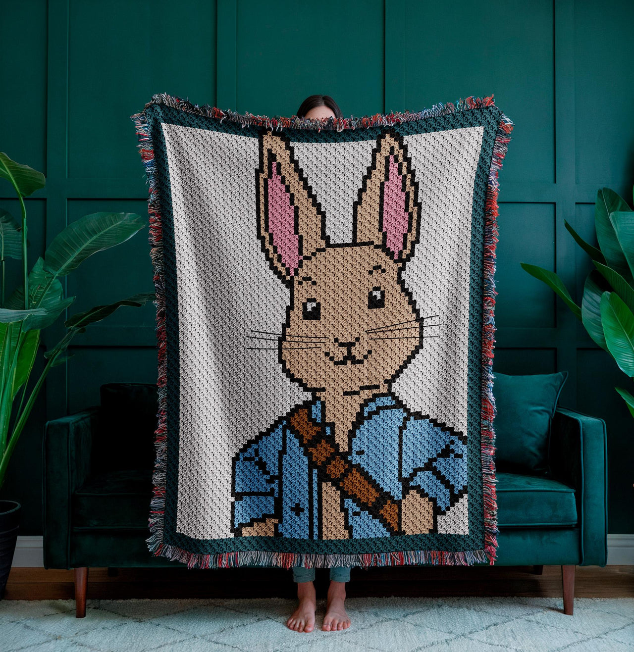 Peter Rabbit C2C Crochet Blanket Pattern