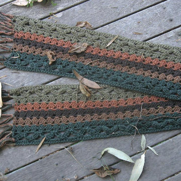 Windblown Leaves Scarf