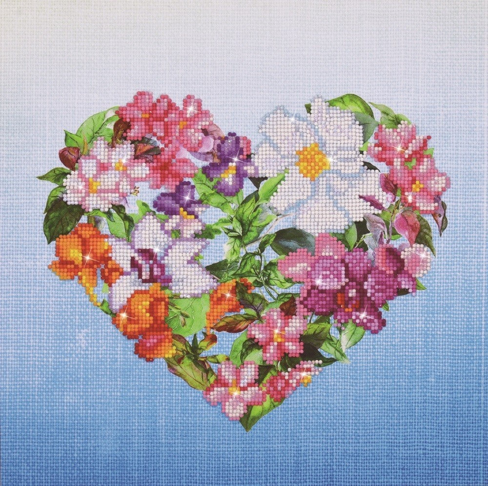 Diamond Dotz Flower Heart Diamond Painting Kit