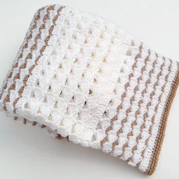 Slanted stripes Baby Blanket