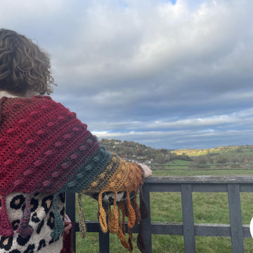 Falling Leaves scarf by Melu Crochet