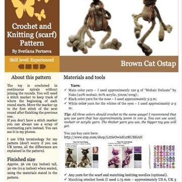 120 Brown Cat Ostap