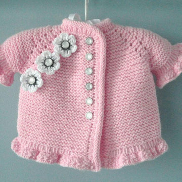 Knitting PATTERN Baby Girl Baby Pants Baby Sweater