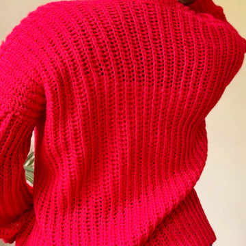 Drop shoulder Cardigan