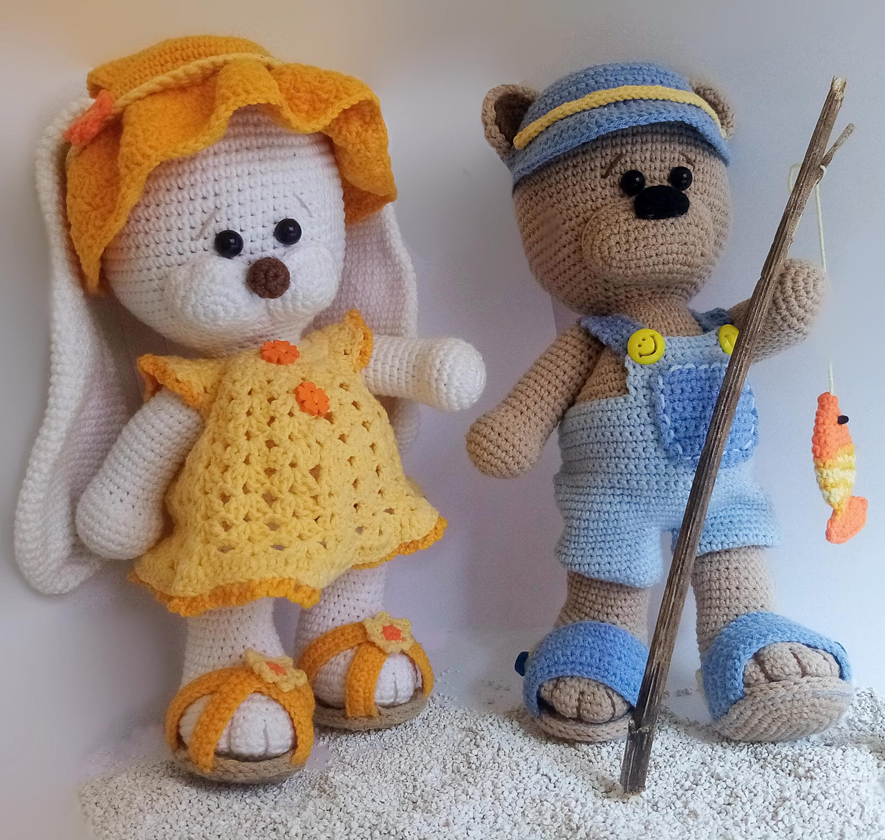 Summer clothes Teddy and Bunny
